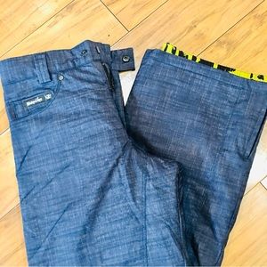 Body Glove snow ski winter wakeboard moto cross lined waterproof pants l…